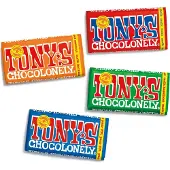 Tony's Chocolonely Chocoladerepen Mix - Fairtrade - 4 x 180 gram