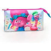 Trolls - Etui - 3 vakken - 22 cm