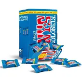 Tony's Chocolonely mini chocoladereep, 900g, doos van 100 stuks apart verpakt, puur