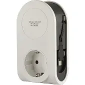 REV USB-oplader Flex 3-in-1, 0,8 meter + 1 stopcontact