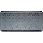 Esschert Design Rubber Mat Laarzenmat Zwart 40 X 80 X 2,2 Cm