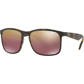 Ray-Ban Zonnebril RB4264 894/6B Mat Havana Bruin Polarized Mirror Chromance