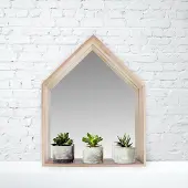 Gusta Spiegel hout | | 38 x 6 x 50 cm