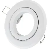 Groenovatie Inbouwspot, Rond, Kantelbaar, Mat Wit