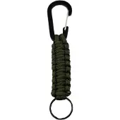 ABC-led Paracord Sleutelhanger Leger groen - Karabijn