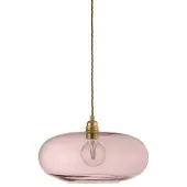 Ebb & Flow Glazen hanglamp Horizon, dimbaar, paars / roze / rose, Woon-/ Eetkamer, Glas, Scandinavisch, hanglamp