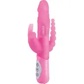 Seven Creations - E Rabbit Slimine Triple Play - Vibrators Double Roze
