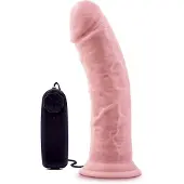 Dr Skin Dr. Skin - Dr. Joe Vibrator Met Zuignap 20 cm - Vanilla - Beige