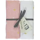 Briljant Baby Multidoek Hydrofiel 120x120 Sunny Roze 2st
