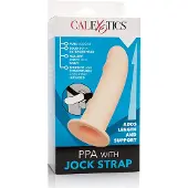 California Exotic California Exotics - Strap-on harnas met holle siliconen dildo - Huidroze