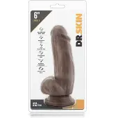 Blush Novelties Dr. Skin - Mr. Smith Dildo Met Zuignap 19 cm - Chocolate