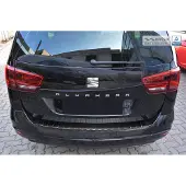 Avisa Zwart RVS Achterbumperprotector Seat Alhambra & Volkswagen Sharan II 2010- 'Ribs' voor o.a. SEAT, VOLKSWAGEN