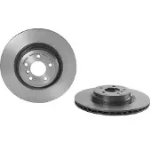 Brembo Remschijf 09C31411 achter, geventileerd, sterk gecarboniseerd, 1 Stuk