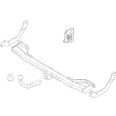 BRINK Vaste trekhaak 360900 Brink voor o.a. PEUGEOT