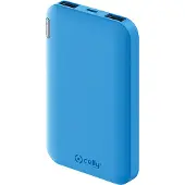 Celly 5a Powerbank, blauw. Blau, één maat