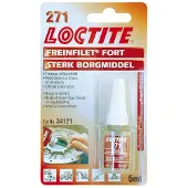Loctite Borgmiddel hoge sterkte(rd)5ml (Lev.nr. 587182)