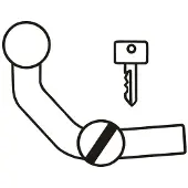 Bosal Afneembare trekhaak voor o.a. HYUNDAI, KIA