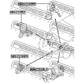 FEBEST MM-CS3MFR Motorsteunlager