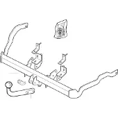 BRINK Vaste trekhaak 438600 Brink voor o.a. NISSAN, RENAULT
