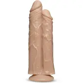 Blush Novelties Dr. Skin - Double Trouble - Dubbele Dildo 26 cm - Vanilla
