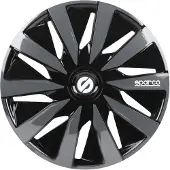 Sparco Wieldoppen Lazio - 15 inch - Zwart/Grijs