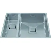 Togo VK series spoelbak 15+34x40cm inleg, onderbouw, opbouw RVS 1534VK
