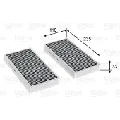 Valeo 715811 Interieurfilter