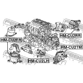 FEBEST HM-CU2FR Motorsteunlager