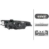 Hella 1EX 013 501-911 Koplamp