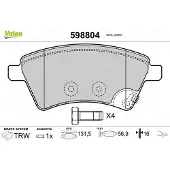 Valeo 598804 Remblokken