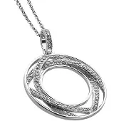 Orphelia Hanger + Ketting Cirkel Line ZH-4804