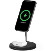 Belkin 2-in-1 Draadloze MagSafe Oplader 15W Zwart
