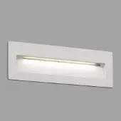 Faro Nat - inbouw wandverlichting - 22,5 x 7,3 x 7,5 cm - 8W LED incl. - IP65 - mat wit