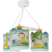 DALBER 3-lichts hanglamp Little Jungle