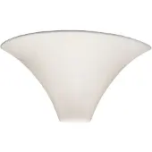 AUSTROLUX BY KOLARZ Wand uplighter CARDIN, dimbaar, wit / opaal, Woon-/ Eetkamer, Keramiek, Modern, Wandlamp