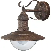 Rabalux 8271 Buitenwandlamp Oslo, E27, goud, Mediterrane stijl, IP44, 26,5 cm