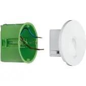 Paulmann 92924 LED-inbouwlamp LED LED vast ingebouwd 1.1 W Wit (glanzend)