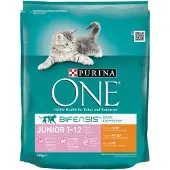 Purina One 4x Kattenvoer Droog Junior Kip 800 gr
