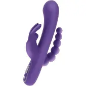 ToyJoy TOY JOY - SILICONE USB TRIPLE PLEASURE VIBRATOR