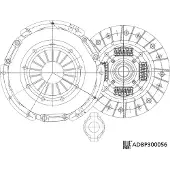 Blue Print ADBP300056 Koppelingsset