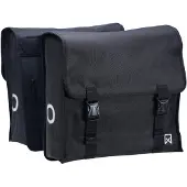 Willex - Dubbele Tas - XXL - Waterafstotend - Universele Bevestiging - 46 liter - Zwart