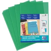 OfficeTown Elba L-map A4, PP, 120 micron, transparant groen, pak van 10 stuks