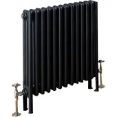 Eastbrook Rivassa 2 koloms radiator 45x60cm staal 630W antraciet