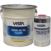 Vista Aqua 2K PU Clear Zijdeglans | Blanke Lak 1 KG