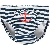 Playshoes Zwembroek navy / lichtrood / wit