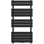 Guido Gusto Designradiator Ella 120x60cm mat zwart 703W midden aansluiting