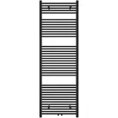 Guido Gusto Designradiator Sofia 180x60cm mat zwart 953W midden aansluiting