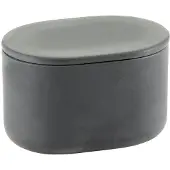 Serax - Bertrand Lejoly - Cose - Ovaal potje met deksel L - Grijs - H 6,5cm