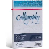 Favini Perkament Enveloppen 120×180 mm (J7) – 25 stuks – 90 g/m² – Wit – Pergamena Calligraphy Bianco – Voor Uitnodigingen, Wenskaarten & Ceremoniële Post – Inkjet Geschikt – Made in Italy