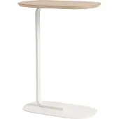 Muuto Relate Bijzettafel H: 73,5 cm Solid oak-Off white